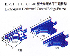 dj-tI、pI、cI-03型大跨距水平三通橋架